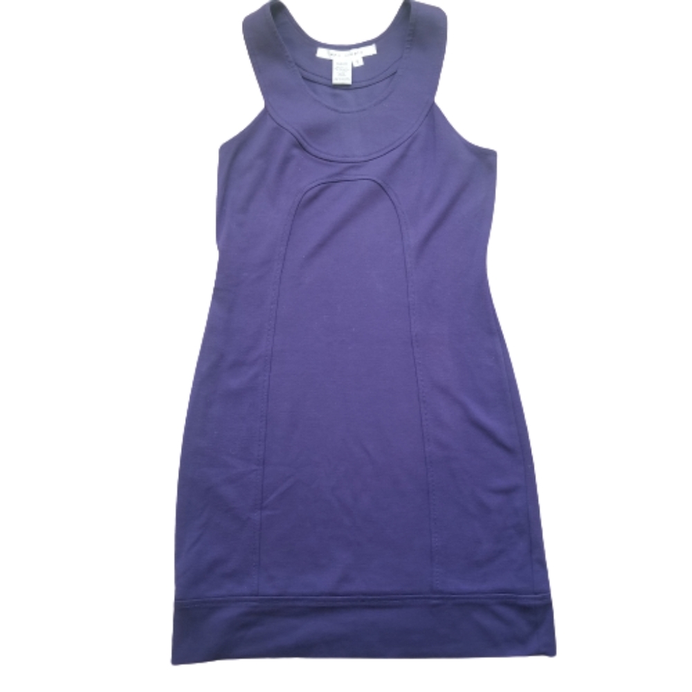 Max Studio Body Con Sleeveless Dress Purple Small